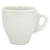 Bild von Milchkaffee Tasse "Cafés Ibiza" aus weißer Keramik (120 ml)