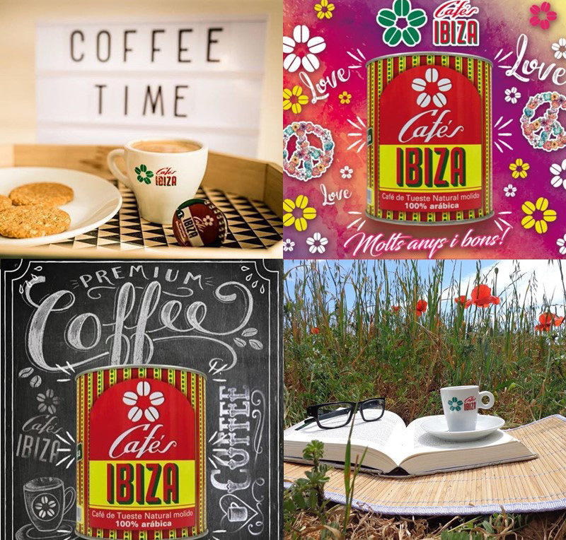 Cafes Ibiza Collage